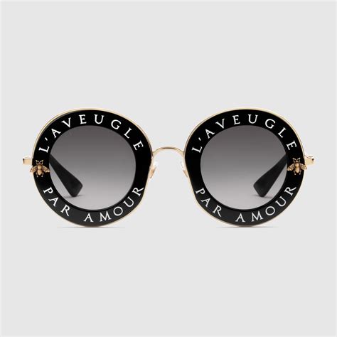 square frame metal glasses gucci|gucci 57mm round sunglasses.